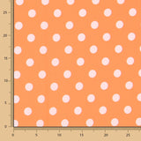 Twill Elastic Twill Tangerine Dot - Ribes y Casals