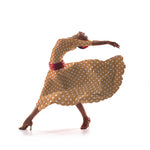 Twill Elastic Twill Tangerine Dot - Ribes y Casals