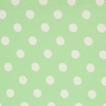 Elastischer Twill Polka Dot Mint - Ribes y Casals