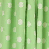 Elastischer Twill Polka Dot Mint - Ribes y Casals