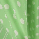 Elastischer Twill Polka Dot Mint - Ribes y Casals