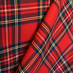 Karierter Twill mit rotem Hintergrund - Ribes y Casals