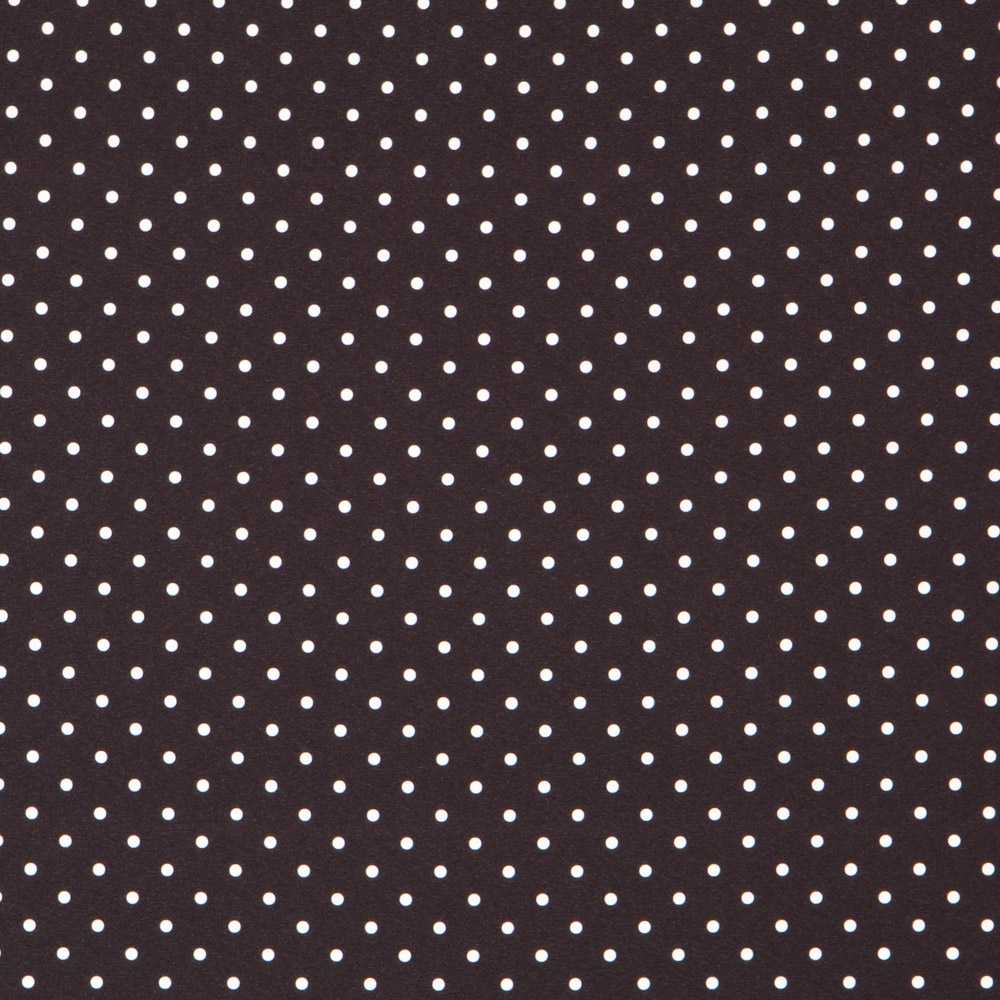 Stretch Twill Polka Dot 2mm Schwarz - Ribes y Casals