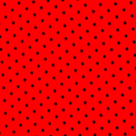 Twill Stretch Twill Polka Dots Rot 4mm - Ribes y Casals