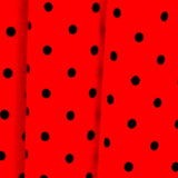 Twill Stretch Twill Polka Dots Rot 4mm - Ribes y Casals