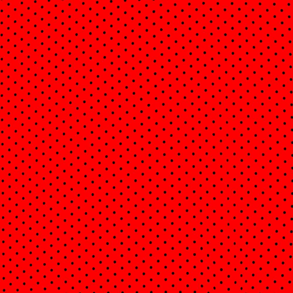 Twill Stretch Twill Polka Dots Rot 4mm - Ribes y Casals