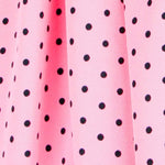 Stretch Twill Polka Dots Rosa 4mm - Ribes y Casals
