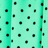 Stretch Twill Polka Dots Grün 4mm - Ribes y Casals