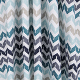 Twill Zickzack Blau - Ribes y Casals