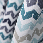 Twill Zickzack Blau - Ribes y Casals