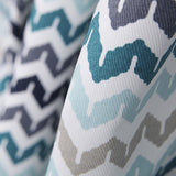 Twill Zickzack Blau - Ribes y Casals