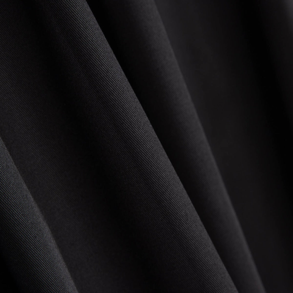 Twill Baumwoll-Stretch-Köper Schwarz - Ribes y Casals