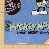 Bedruckter Mickey Twill Blue Denim - Ribes y Casals