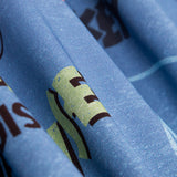 Bedruckter Mickey Twill Blue Denim - Ribes y Casals
