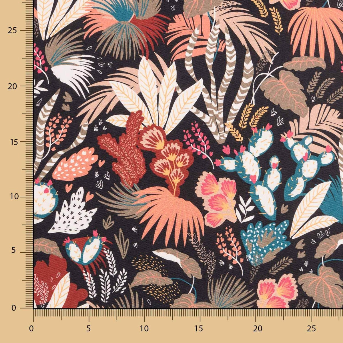 Oeko Tex Garten Twill Schwarz - Ribes y Casals