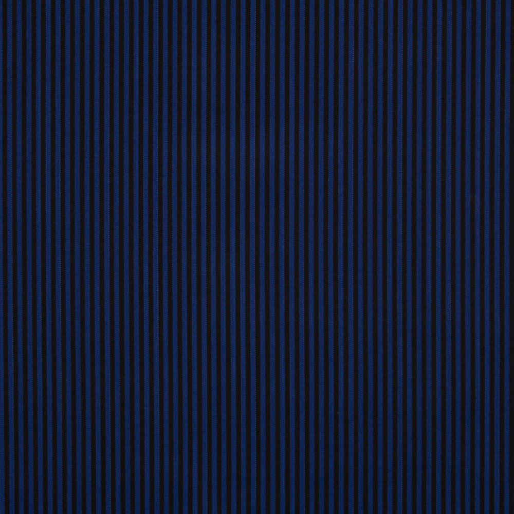 Blau-schwarz gestreiftes Twill - Ribes y Casals