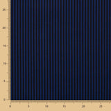 Blau-schwarz gestreiftes Twill - Ribes y Casals
