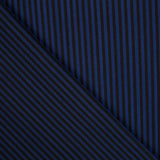 Blau-schwarz gestreiftes Twill - Ribes y Casals