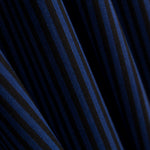 Blau-schwarz gestreiftes Twill - Ribes y Casals