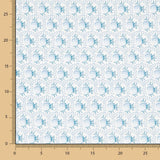 Twill-Elasthan Barock Blau - Ribes y Casals