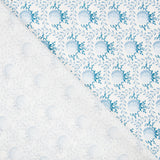 Twill-Elasthan Barock Blau - Ribes y Casals