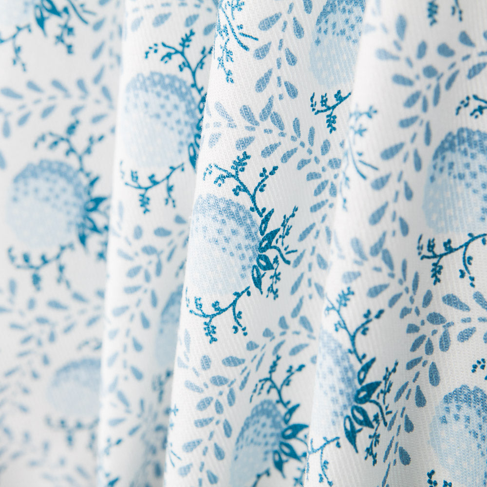 Twill-Elasthan Barock Blau - Ribes y Casals