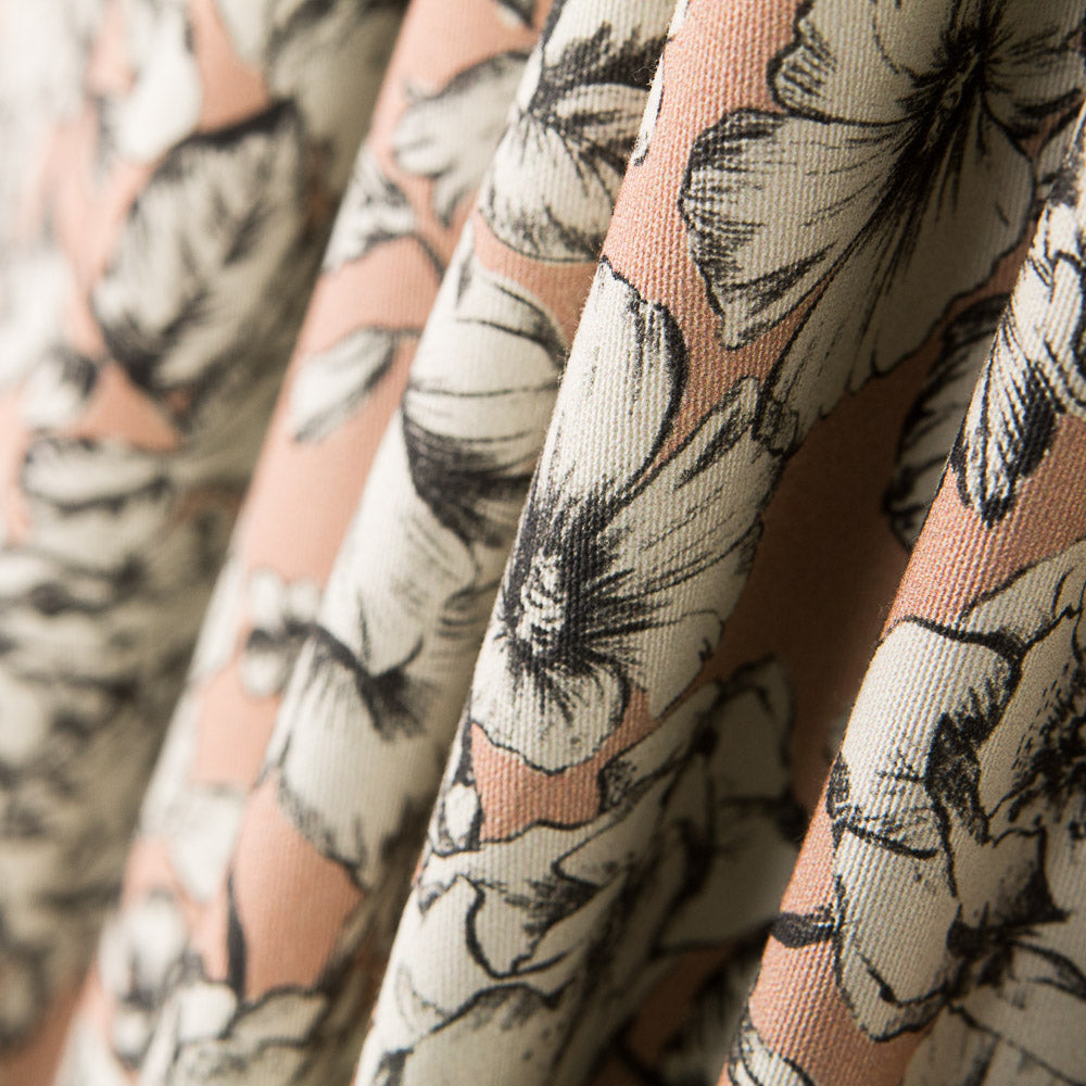 Twill-Elasthan-Blumen-Makeup - Ribes y Casals