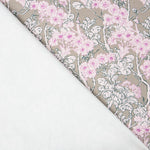Twill Spandex Floral Rosa - Ribes y Casals