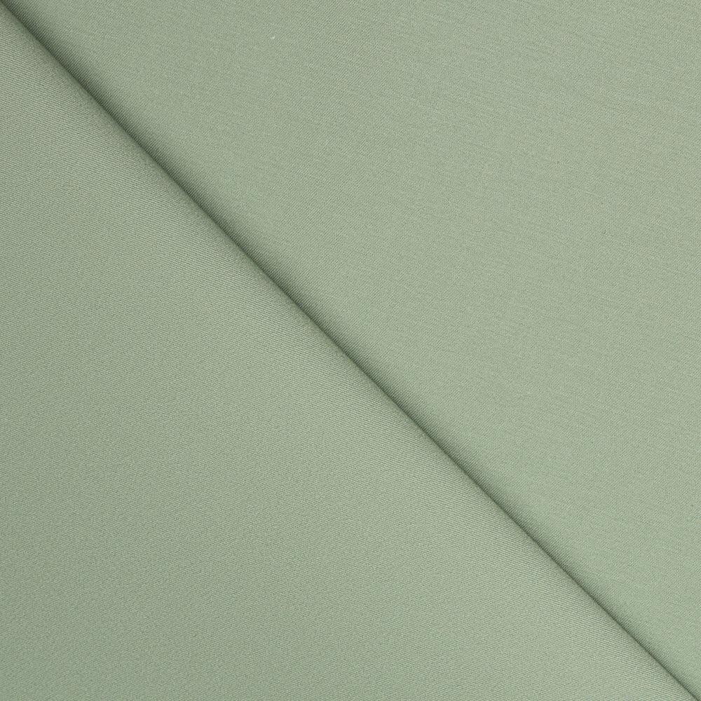Satin Baumwolle Elastan Salbei Grün - Ribes y Casals