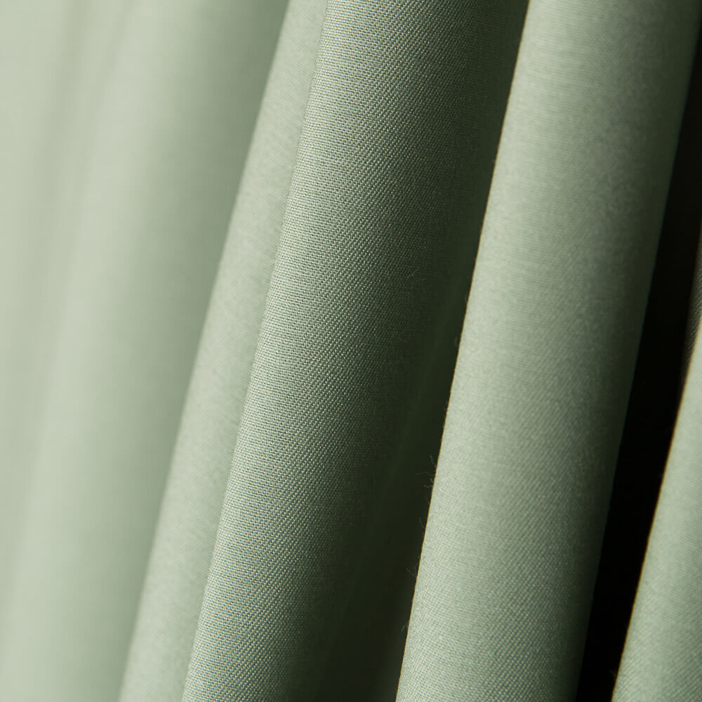 Satin Baumwolle Elastan Salbei Grün - Ribes y Casals