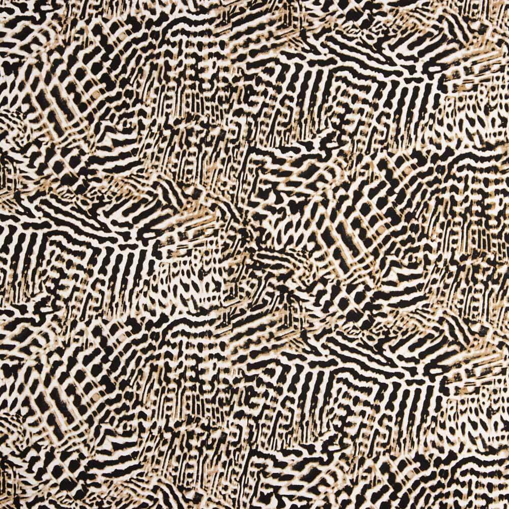Tiger Print Baumwollsatin - Ribes y Casals