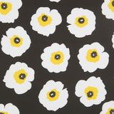 Satin Cotton Maxi Flower Schwarz - Ribes y Casals