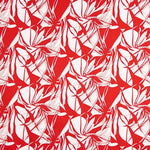 Satin Cotton Print Rot-Weiß - Ribes y Casals