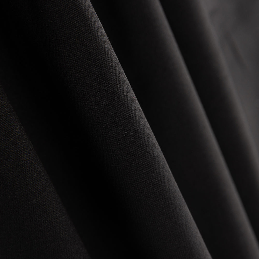 Satin Baumwolle Elasthan Schwarz - Ribes y Casals