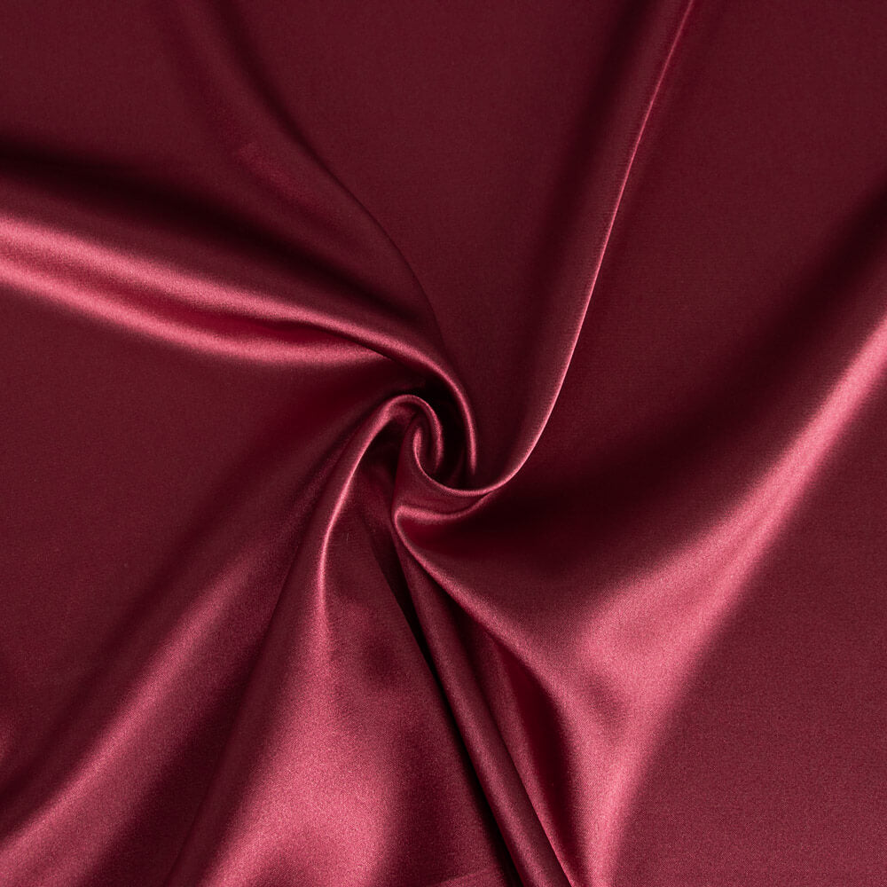 Charmeuse-Spandex-Stoffrest Kirsche – verschiedene Maße x Breite 140 cm - Ribes y Casals
