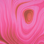 Fuchsia Abstrakter Druck Satin - Ribes y Casals