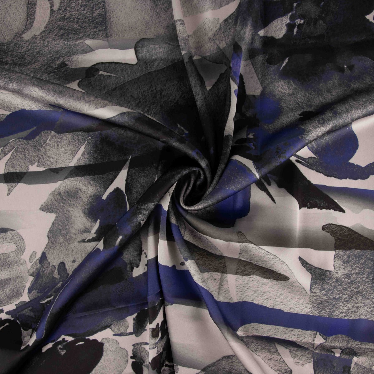 Satin Druck Arica Blau - Ribes y Casals