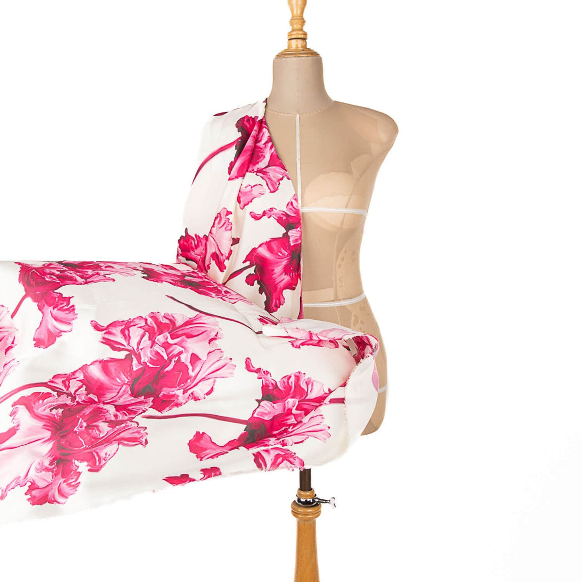 Bedruckter Satin Cúcuta - Ribes y Casals