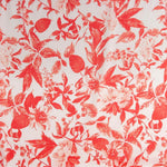 Satin Floral Coral Druck - Ribes y Casals