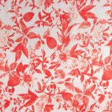 Satin Floral Coral Druck - Ribes y Casals