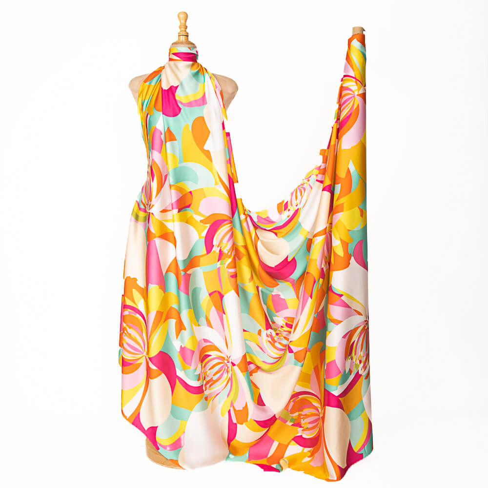 Satin Floral Print Sommer - Ribes y Casals