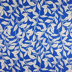 Hena Blau Bedruckter Satin - Ribes y Casals