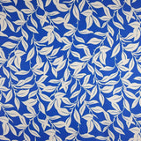 Hena Blau Bedruckter Satin - Ribes y Casals