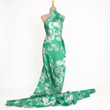 Satin Print Kimono Mint - Ribes y Casals