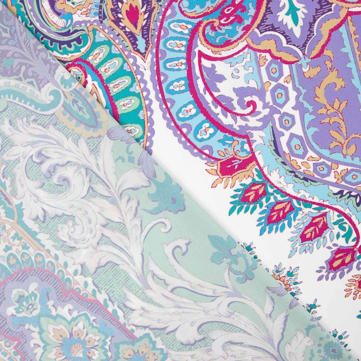 Satin-Reststück mit Medellin-Muster – verschiedene Maße x Breite 140 cm - Ribes y Casals