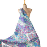 Satin-Reststück mit Medellin-Muster – verschiedene Maße x Breite 140 cm - Ribes y Casals