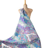 Satin-Reststück mit Medellin-Muster – verschiedene Maße x Breite 140 cm - Ribes y Casals