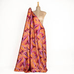 Bedruckter Satin Monique Mauve - Ribes y Casals