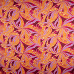 Bedruckter Satin Monique Mauve - Ribes y Casals