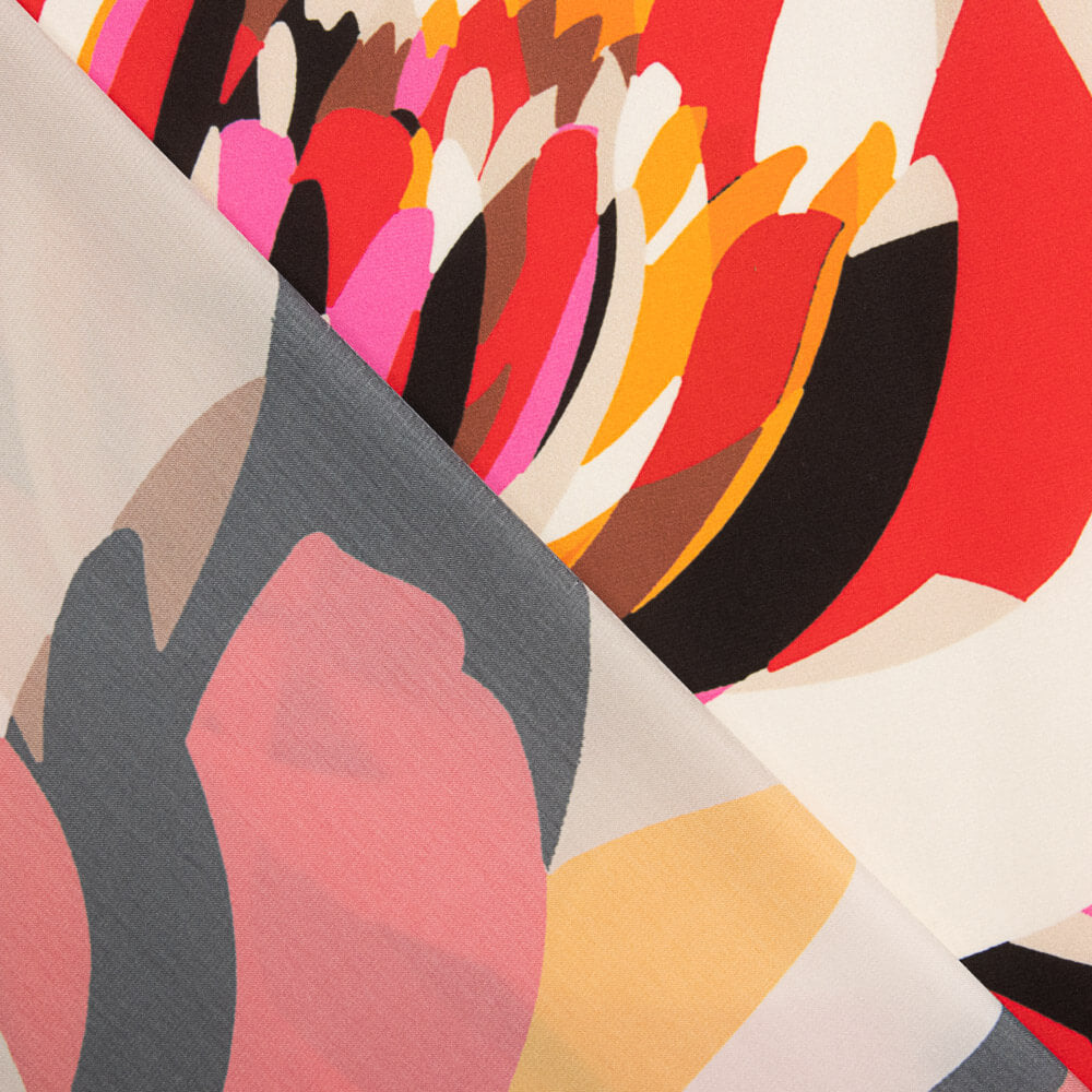 Satin Print Mehrfarbig Kunst - Ribes y Casals